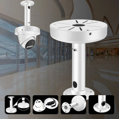 Security Camera Mount Bracket, Heavy-Duty Metal, Wall / Ceiling Mount for Turret & Dome & Bullet Cameras, Compatible with Conventional Security Camera