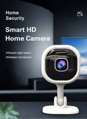 Square Indoor Camera for Home Security, 1080P WiFi Security Camera for Pet/ Baby Monitor, Privacy Mode, 2-Way Audio, Night Vision, AI Detection, SD Card Storage