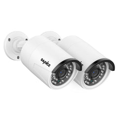 Certified Refurbished, 5MP Super HD PoE Security Outdoor IP Camera w/ Audio Recording for SANNCE NVR N98PBD/N96PBK (2-Pack)