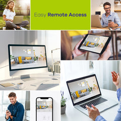 2K Super HD 4 Channel Wireless NVR and 4pcs 2MP Security Camera System w/ 10.1'' LCD Monitor, Built-in Mic, AI Human Recognition, Work with Alexa