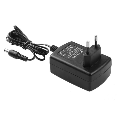 12V 2A EU Power Supply Power Adapter, UL-Listed, Power Cord with 5.5x2.1mm Tips, AC 100-240V to DC 12V 2A Transformers for LED Strip Lights, CCTV Camera, Security DVR System, Routers, Home Appliances