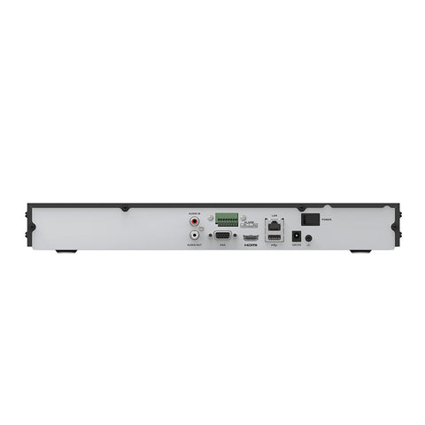 4K 16 Channel PoE NVR, Up to 32MP Resolution, USB 3.0 Interface, Supports Thermal/Fisheye/People Counting/Heatmap/ANPR Cameras