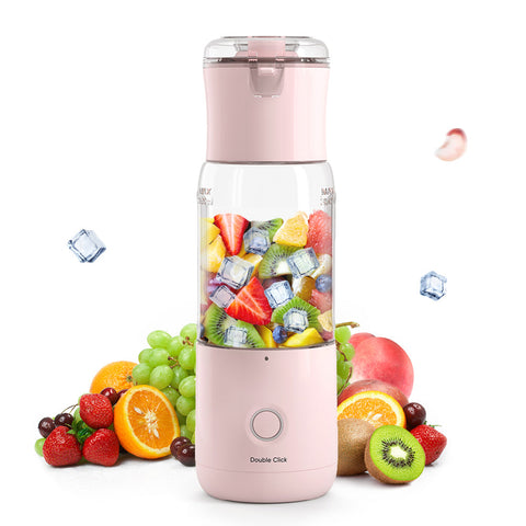 Portable Smoothie Blender, Personal Size Juice, with Powerful Motor & 2200mAh Rechargeable Battery, Food Mixing Machine