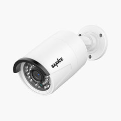 Certified Refurbished, 5MP Super HD PoE Security Outdoor IP Camera w/ Audio Recording for SANNCE NVR N98PBD/N96PBK (2-Pack)