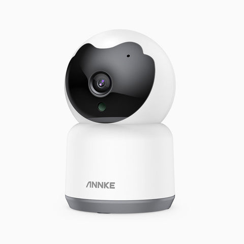 Crater 2 - Telecamera da interno Wi-Fi da 3 MPX con il miglior prezzo, rilevamento del suono, rilevamento del movimento umano, allarme One-Touch, audio bidirezionale, Cloud & Max. 128 GB di archiviazione locale, funziona con Alexa