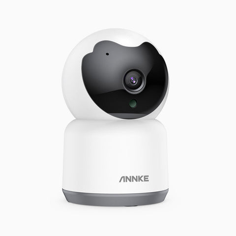 Crater 2 - Telecamera da interno Wi-Fi da 3 MPX con il miglior prezzo, rilevamento del suono, rilevamento del movimento umano, allarme One-Touch, audio bidirezionale, Cloud & Max. 128 GB di archiviazione locale, funziona con Alexa