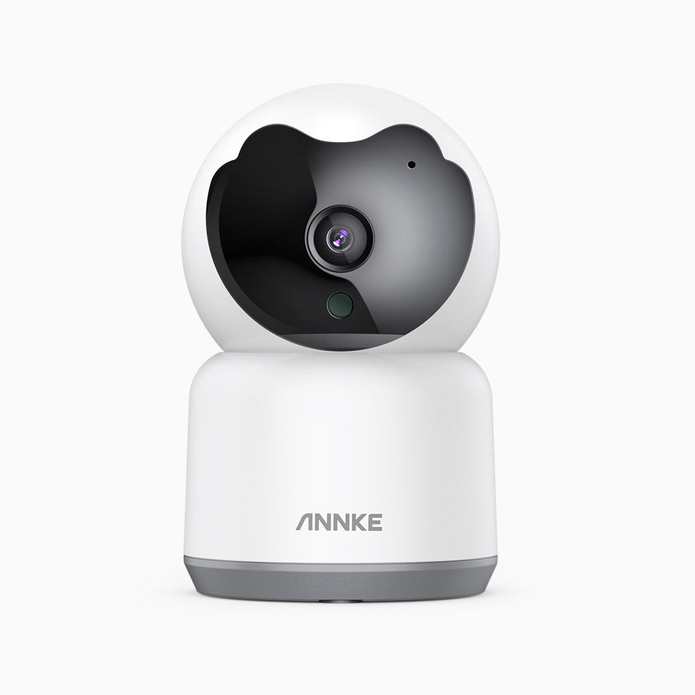 Crater 2 - Telecamera da interno Wi-Fi da 3 MPX con il miglior prezzo, rilevamento del suono, rilevamento del movimento umano, allarme One-Touch, audio bidirezionale, Cloud & Max. 128 GB di archiviazione locale, funziona con Alexa